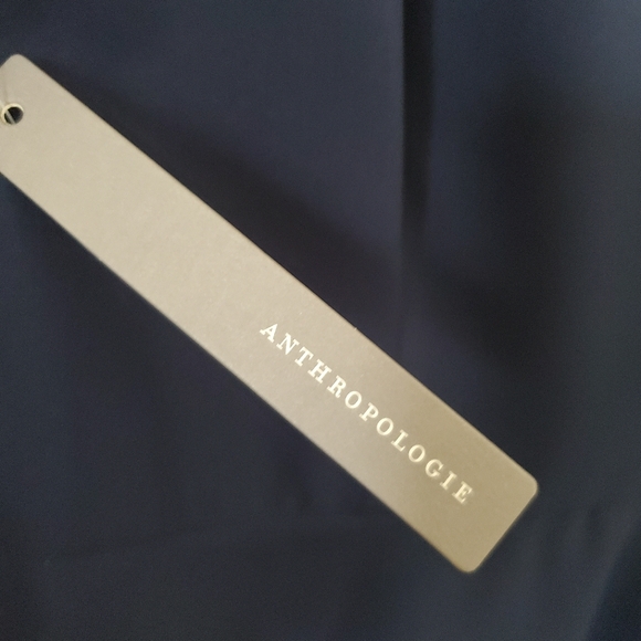NEW Anthropologie Navy Blue One Shoulder Bow Gal Meets Glam Cocktail Dress 4 P - Picture 10 of 10